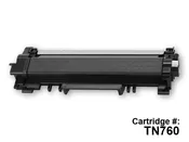 Brother TN760 High Yield Black Toner Cartridge