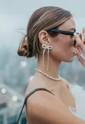 Elitist Statement Drop Earrings | Untamed Petals — Strike Bridal Bar