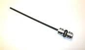 10mm x 18" Whip with 10mm to 10mm Shaft Connector