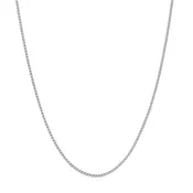 10K White Gold 22 Inches Adjustable Box Chain