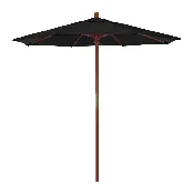 7 1/2 ft Ventura Wood Commercial Umbrella