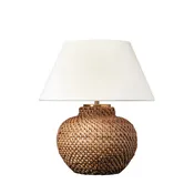 Avedon Natural Rattan Accent Lamp - Cordless