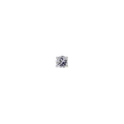 0.04Ct VVS1/F Diamond Solitaire Nose Pin in 18K Gold