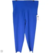 Athletic Leggings By Spanx In Blue, Size: Xl