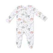2 Way Zipper Footie- Sweet Baby Dinos