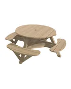 51″ Round Picnic Table