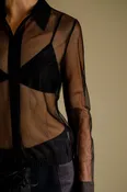 S C O U T alessandro dell'acqua nylon mesh shirt