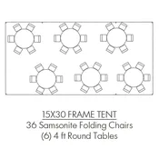 15 x 30 Frame Tent Package