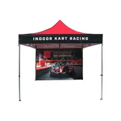 10’x10′ Aluminum Canopy Tent Dye-Sub Graphic Package With Backwall