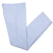 Algiers Lt. Blue / White Seersucker Casual Pant