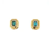 Green Tourmaline Earrings