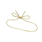 6" Metallic Stretch Loop Bow - 50 Pack