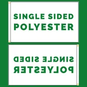 Single Side Reverse Poly Custom Flag