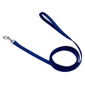 Coastal Single-Ply Dog Leash. Blue, 3/8-in Wide x 6-ft Long