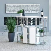 Adem Bar Cabinet White