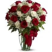 Love's Divine Bouquet -  30 Long Stemmed Roses