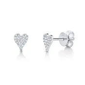 0.10CT 14K W/G DIAMOND PAVE HE