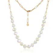 Allura Paperclip Chain Necklace