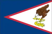 AMERICAN SAMOA NYLON PRINT FLAG - 3x5