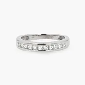 18KT Gold Channel Set Diamond Band