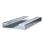 Aluminum C Channel - Slide Track - 1.26" x .276"
