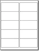10up 2"x 4" Labels