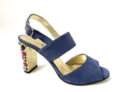Marilyn's Fora Designer Heel Sling Back Open Toe Shoes