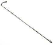 30" Stainless Steel Racking Cane w/Stainless Steel Tip