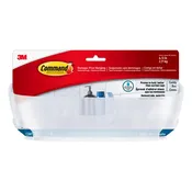 3M Command BATH11-ESF Shower Caddy, Water-Resistant Strips, 4.75 x 4.625 x 11.375 In.
