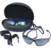Biker Sunglass Kit Interchangable Lenses and Foam #SG23980FSCK