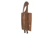 African Carved and Painted Bird Shield
