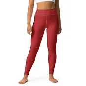 Fire Engine Red Yoga Leggings
