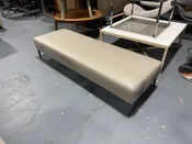 B&B Italia Maxalto Leather Bench — WANNASOFA