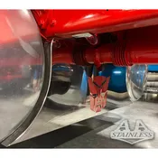 14G Fuel Tank Extension Panel W/ Custom Design-(Kenworth)