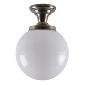 10" Opal Milk Glass Flush Mount Fixture — Yankee Barn Lighting