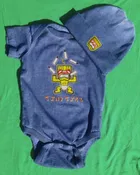 Tiny Tiki Baby Boy 6 MONTH Onesie —  Beachdude Inc.