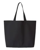 Jumbo Recycled Midweight Gusseted Canvas Tote - HT Custom Designs