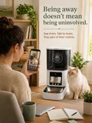 5L Smart Pet Feeder with Adjustable 4MP Camera & Two-Way Video