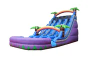 20ft. Tropical Triple Lane Slide