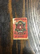 1890 Hazeltine’s Miniature Pocket Almanac for 1890 by G.W. Ammon & Co.