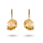 18K Amorfus Earrings (0957) - Citrine / YG