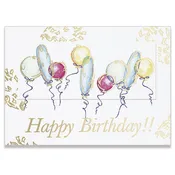 Balloons Birthday Card – CLOSEOUT