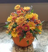 Pumpkin Full of Posies