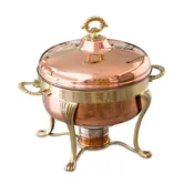 5 Qt. Round Copper Chafers — PREMIERE PARTY RENTS