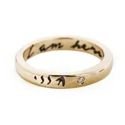 10K Gold "I Am Here" Band