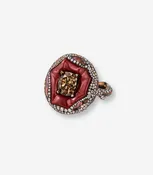 Cognac Diamond In Opal Ring