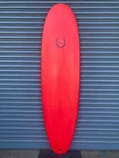 Chronic Ninjah Mid-Length Surfboard (Size: 7’0″, Tail: Square, Color: Red Foam Stain)