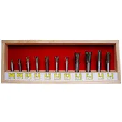 13 Piece Bit Set for Leigh D-Series 24in Dovetail Jigs