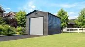 18x25x14 Metal Garage - Vertical Roof - Eagle Carports