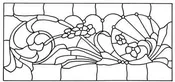 0-03c Custom Stained Glass Window Film